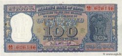 100 Rupees INDIA  1970 P.062a AU-