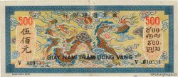 500 Piastres bleu FRANZÖSISCHE-INDOCHINA  1944 P.068 VZ