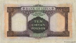 10 Pounds LIBYEN  1963 P.27 fS