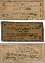 1, 2 et 5 Pesos Lot FILIPINAS  1943 P.LOT BC