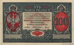 100 Marek POLEN  1916 P.015 fST