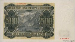 500 Zlotych POLEN  1940 P.098 ST