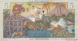 5 Francs Bougainville Spécimen REUNION ISLAND  1946 P.41s F+