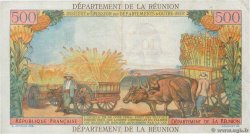 10 NF sur 500 Francs Pointe à Pitre ÎLE DE LA RÉUNION  1967 P.54b TTB