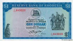 1 Dollar RODESIA  1978 P.34c FDC
