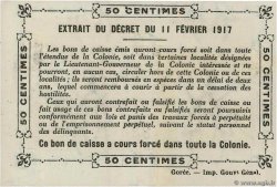 0,50 Franc SENEGAL  1917 P.01b EBC+