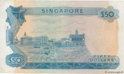 50 Dollars SINGAPUR  1967 P.05a fVZ