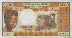 5000 Francs CHAD  1978 P.05b MBC