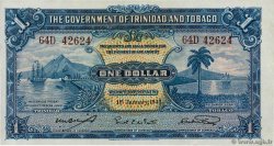1 Dollar TRINIDAD UND TOBAGO  1943 P.05c fST+