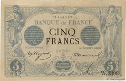 5 Francs NOIR FRANCE  1873 F.01.20 SUP