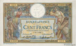 100 Francs LUC OLIVIER MERSON sans LOM FRANCE  1922 F.23.15 SUP