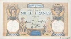 1000 Francs CÉRÈS ET MERCURE type modifié FRANCE  1940 F.38.43 AU