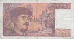 20 Francs DEBUSSY FRANKREICH  1989 F.66.10B26 S