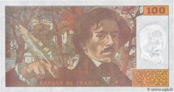 100 Francs DELACROIX imprimé en continu FRANKREICH  1990 F.69bis.01bD ST