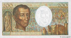 200 Francs MONTESQUIEU Petit numéro FRANCE  1981 F.70.01A1 AU+