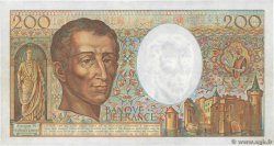 200 Francs MONTESQUIEU Fauté FRANKREICH  1985 F.70.05 SS