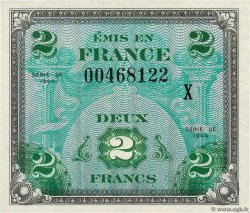 2 Francs DRAPEAU FRANCIA  1944 VF.16.03 FDC