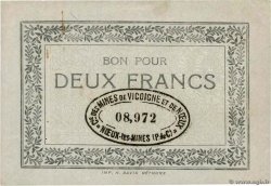 2 Francs FRANCE regionalismo y varios Nœux-Les-Mines 1914 JP.62-0995 EBC