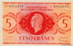 5 Francs AFRIQUE ÉQUATORIALE FRANÇAISE  1944 P.15e NEUF