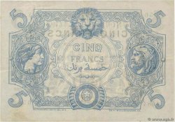5 Francs ALGERIA  1916 P.071a VF