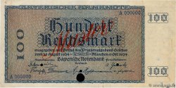 100 Reichsmark Spécimen DEUTSCHLAND Munich 1924 PS.0942s VZ+