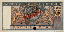 100 Reichsmark Spécimen GERMANY Munich 1924 PS.0942s XF+