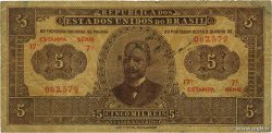 5 Mil Reis BRASILIEN  1922 P.027 S
