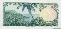 5 Dollars CARIBBEAN   1965 P.14f UNC