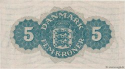 5 Kroner DENMARK  1944 P.035a AU