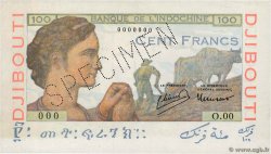 100 Francs Spécimen DJIBUTI  1946 P.19As AU