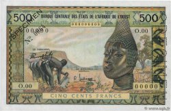 500 Francs Spécimen WEST AFRICAN STATES  1964 P.003s AU-
