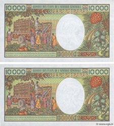 10000 Francs Consécutifs GABóN  1991 P.07b SC+