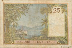25 Francs FRENCH GUIANA  1940 P.07 S