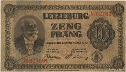 10 Frang Non émis LUXEMBOURG  1940 P.41 SUP+