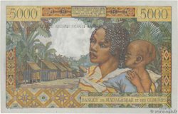 5000 Francs - 1000 Ariary MADAGASCAR  1955 P.055 SC+