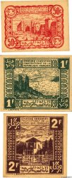 50 centimes, 1 et 2 Francs Lot MARUECOS  1944 P.41/42/43 FDC