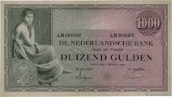 1000 Gulden NIEDERLANDE  1926 P.048 VZ