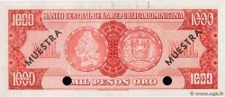 1000 Pesos Oro Spécimen DOMINICAN REPUBLIC  1964 P.106s2 UNC-