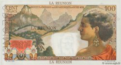 100 Francs La Bourdonnais Spécimen REUNION ISLAND  1960 P.49s UNC-