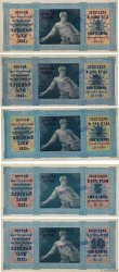1, 2, 3, 5 et 10 Livres Lot RUSIA  1923 P.LOT SC