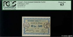 0,50 Franc Fauté SENEGAL  1917 P.01b q.FDC