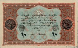 10 Livres TURKEY  1918 P.110e F+