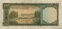 100 Lira TURKEY  1952 P.167a F+