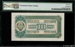 1000 Dinara YUGOSLAVIA  1944 P.055b SC+