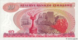 10 Dollars ZIMBABWE Harare 1982 P.03c q.FDC