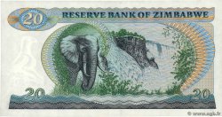 20 Dollars ZIMBABWE Salisbury 1980 P.04a q.FDC