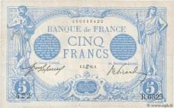 5 Francs BLEU FRANCE  1915 F.02.25