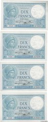 10 Francs MINERVE modifié Consécutifs FRANCE  1939 F.07.09