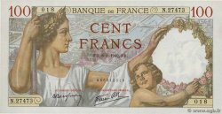 100 Francs SULLY Annulé FRANKREICH  1942 F.26.64