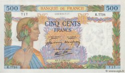 500 Francs LA PAIX FRANCIA  1943 F.32.44 SPL+